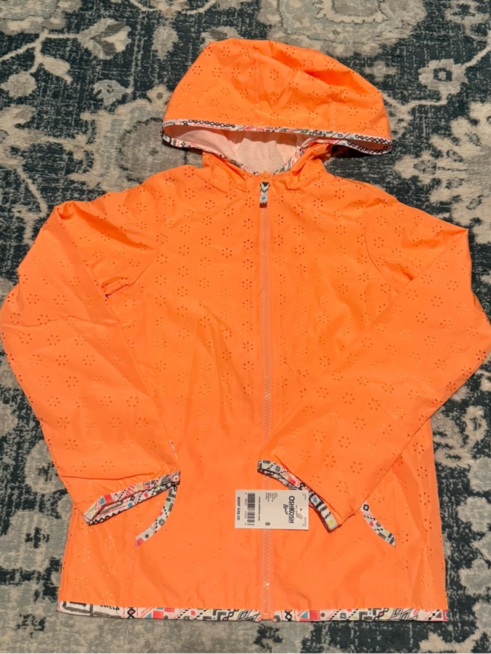 OshKosh B’gosh Girls Lightweight Jacket Size 8